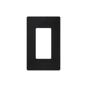 Placa de pared 1 espacio, para atenuador (dimmer), apagador ó control remoto inalámbrico LUTRON.