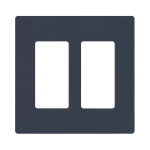 Placa de pared 1 espacio, para atenuador (dimmer), apagador ó control remoto inalámbrico LUTRON.