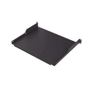 Charola para Soportar Equipos en Rack de 19 in, Profundidad de 34 cm, Color Negro, 1U
