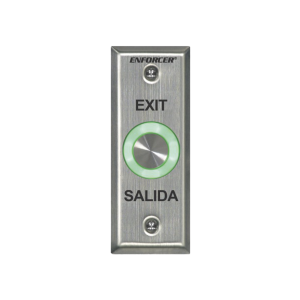 Botón de Salida con Aro Iluminado Color Verde y Rojo / IP65 / Buzzer / Función Toggle (Enclavado) / Temporizador  / Relevador NC/NO/ Uso Exterior e Interior.