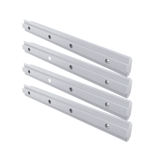 Barras de extensión de riel de aluminio