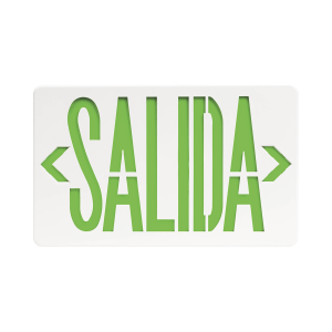 Letrero LED DUAL de SALIDA Universal con alto brillo/uso en pared, lateral o techo/Batería de Respaldo Incluida.