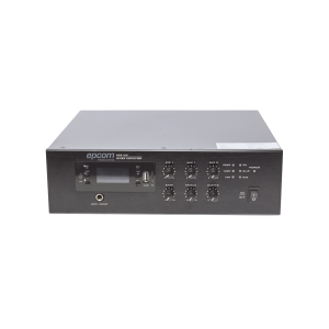 Mini Amplificador de Audio Mezclador | 120W RMS | Sistema 70/100V | MP3 | Tuner | Bluetooth | Musica ambiental y Voceo