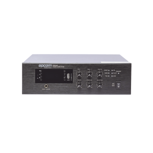 Mini Amplificador de Audio Mezclador | 240W RMS | Sistema 70/100V | MP3 | Tuner | Bluetooth | Musica ambiental y Voceo