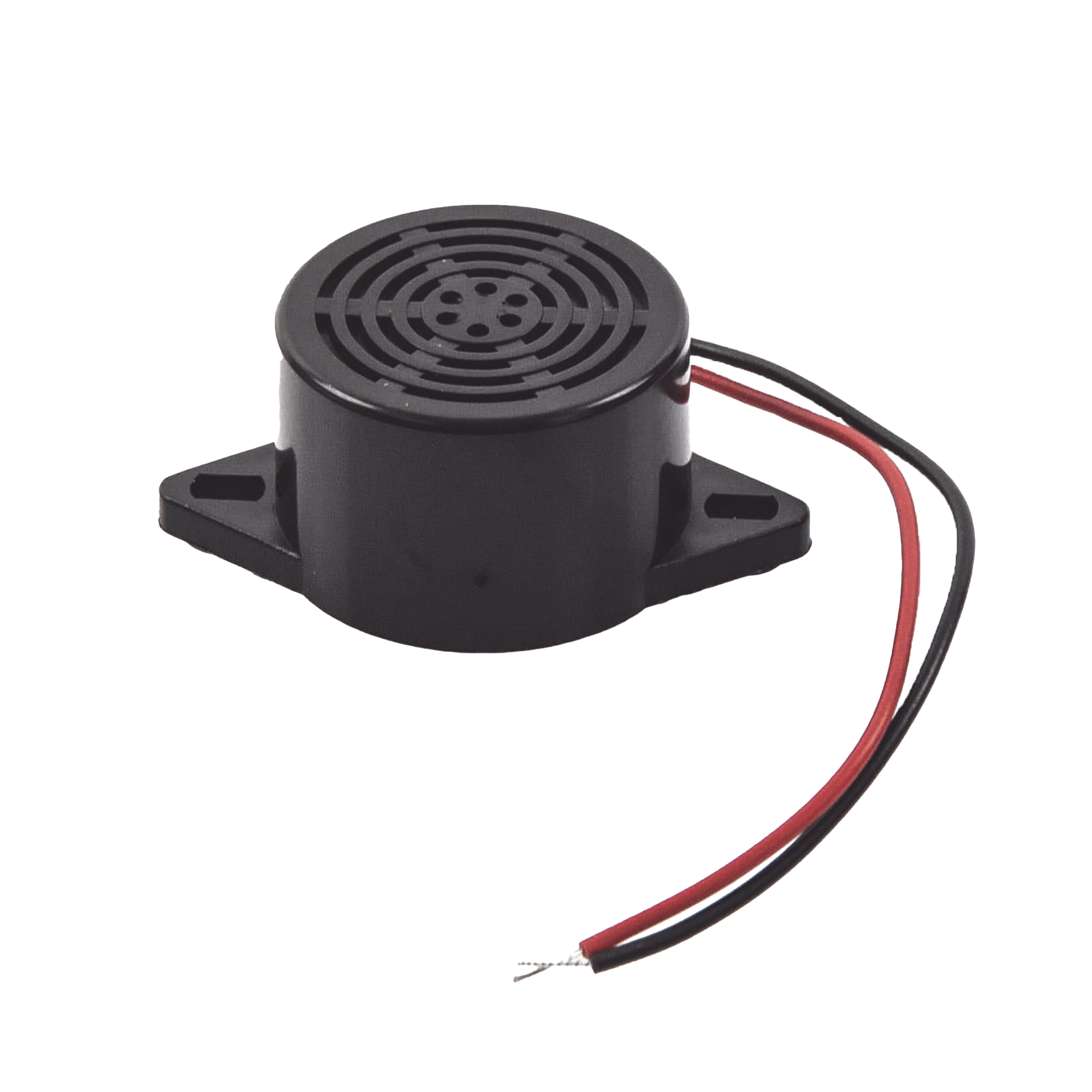 Zumbador 85 dBi a 12 Vcc para Chapas y Contrachapas permite avisar que la puerta se esta abriendo.