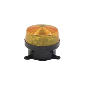 Mini estrobo color Amber con montaje de pestaña.