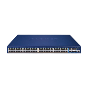 Switch Administrable Stacking Capa 3, 48 Puertos PoE Gigabit 802.3at, 6 Puertos SFP de 10 G, Incluye Fuente Redundante de 55 V cc