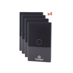 (Wifi) KIT 4 apagadores inteligentes Wifi compatibles con Alexa y GoogleHome