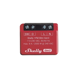 Mini Interruptor inteligente con Wi-Fi, medición de consumo, 1 canal 8A, compatible con asistentes de voz Alexa y GoogleHome