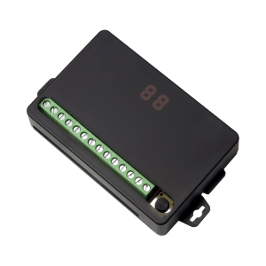 Receptor RF de 4 Canales / Alcance Hasta 150 Metros o 300 Metros con Antena (Opcional) / Pulso Temporizado 0.5-99 Segundos o 1-99 Minutos