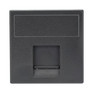 Módulo Color Grafito con 1 Espacio para Jack Keystone / (K76/14)