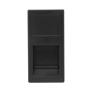 Medio Módulo Color Grafito con 1 Espacio para Jack Keystone / (KA76/14)