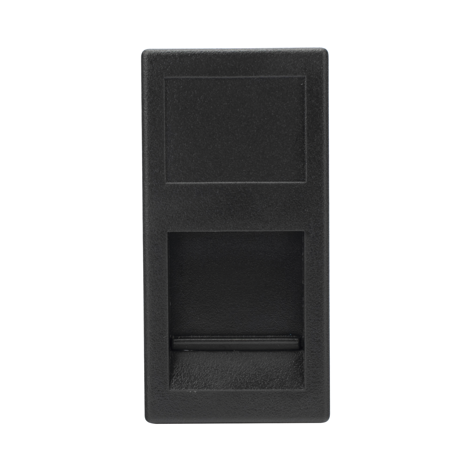 Medio Módulo Color Grafito con 1 Espacio para Jack Keystone / (KA76/14)