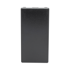 Medio Módulo de Placa Ciega Color Grafito / (K105/14)