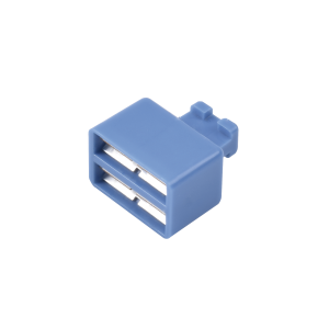 Clip de Puente, Para Uso con Regletas S66 de Siemon, de 1 par, Color Azul