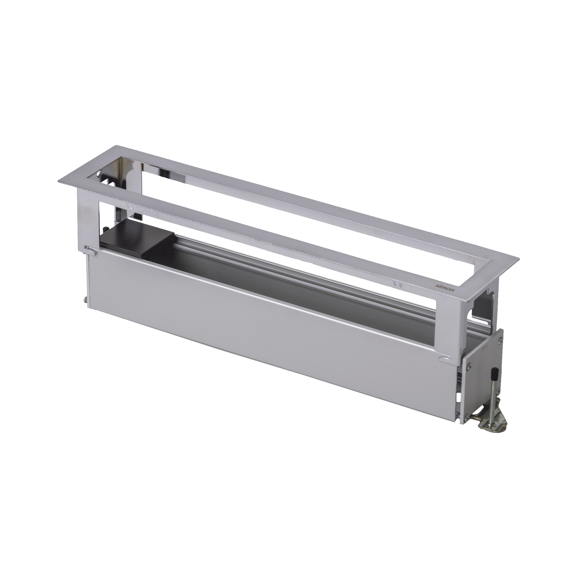 Caja Para Instalación en Escritorio para Voz, Datos o Contactos Eléctricos / Capacidad para 6 Módulos / Salida de Cables "Posterior" / Los Módulos se Adquieren Aparte / (KFC136/14CY)