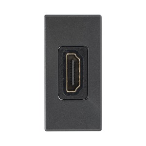 Módulo HDMI Hembra - Hembra Color Grafito / (K129B/14)