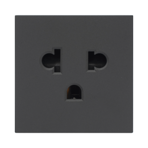 Módulo Color Grafito para Tomacorriente Euroamericano / (K439/14)