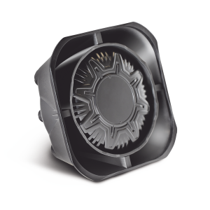 Bocina Compacta de Uso Rudo, 100 Watts de Potencia, Ideal Para Vehículos de Encubierto, Montaje Universal, 11 Ohms de Impedancia