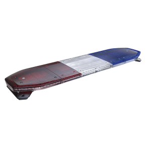 Barra de luces LED de 48", 216 LED, Dual Color, Programable,  Rojo/Azul/Ámbar/Claro, Ideal para Equipar Unidades de Seguridad Publica con Domos Rojo, Claro y Azul