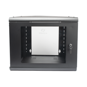 Gabinete de Pared 9U de 635 mm de Profundidad, Rack de 19 in en Acero Reforzado: Compacto y Resistente para Soluciones Profesionales