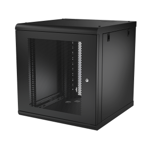 Gabinete de Pared 12U de 635 mm de Profundidad, Rack de 19 in en Acero Reforzado: Compacto y Resistente para Soluciones Profesionales