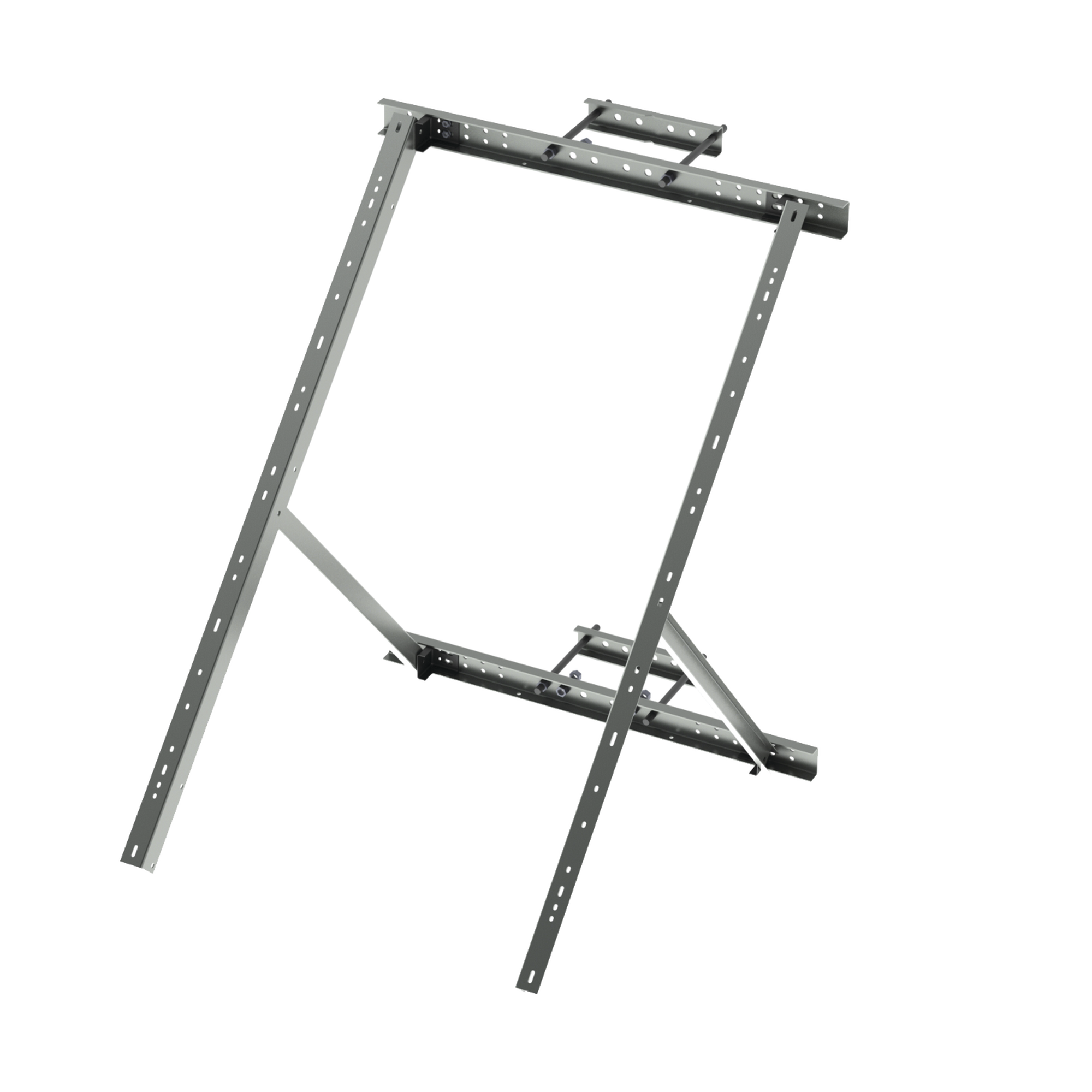 Montaje para Panel Solar de Poste o Torre Galvanizado Electrolítico (Ver Compatibilidad).