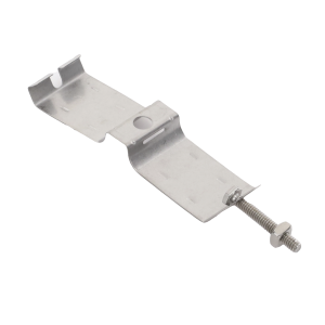 Sujetador de doble click para cable coaxial de 1 1/4" paquete de 10 piezas.