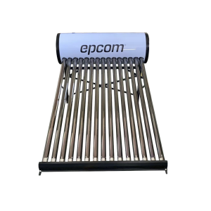 Bóiler Solar de 150L, Baja Presión con 15 Tubos de Vacío de Mayor Resistencia y Termotanque Inoxidable de Grado Alimenticio 150 L Resistentes a Granizo de Hasta 25 mm/ l, Incluye Anodo de Magnesio