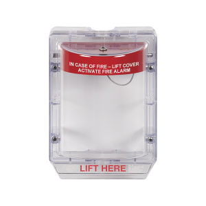 Protector para Estación de Jalón, con Espaciador, Texto en Ingles