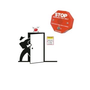 Alarma Multifunción Serie Exit Stopper® Para Proteger Una Puerta (incluye contacto magnético)