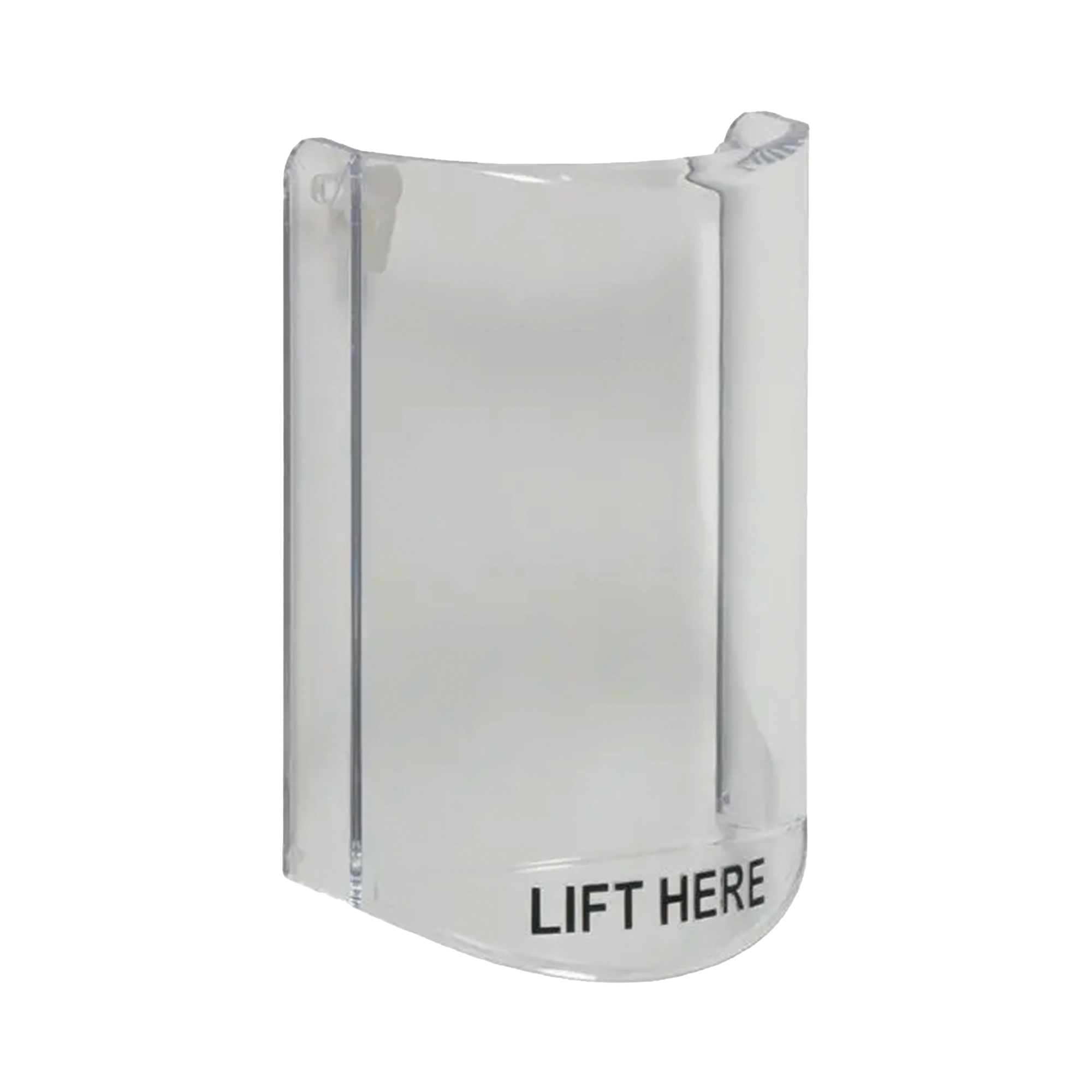 Cubierta Protectora De Policarbonato, Súper Resistente, Sin Sonido, Texto En Ingles, Para Botones Multiusos Serie Stopper® Station De STI