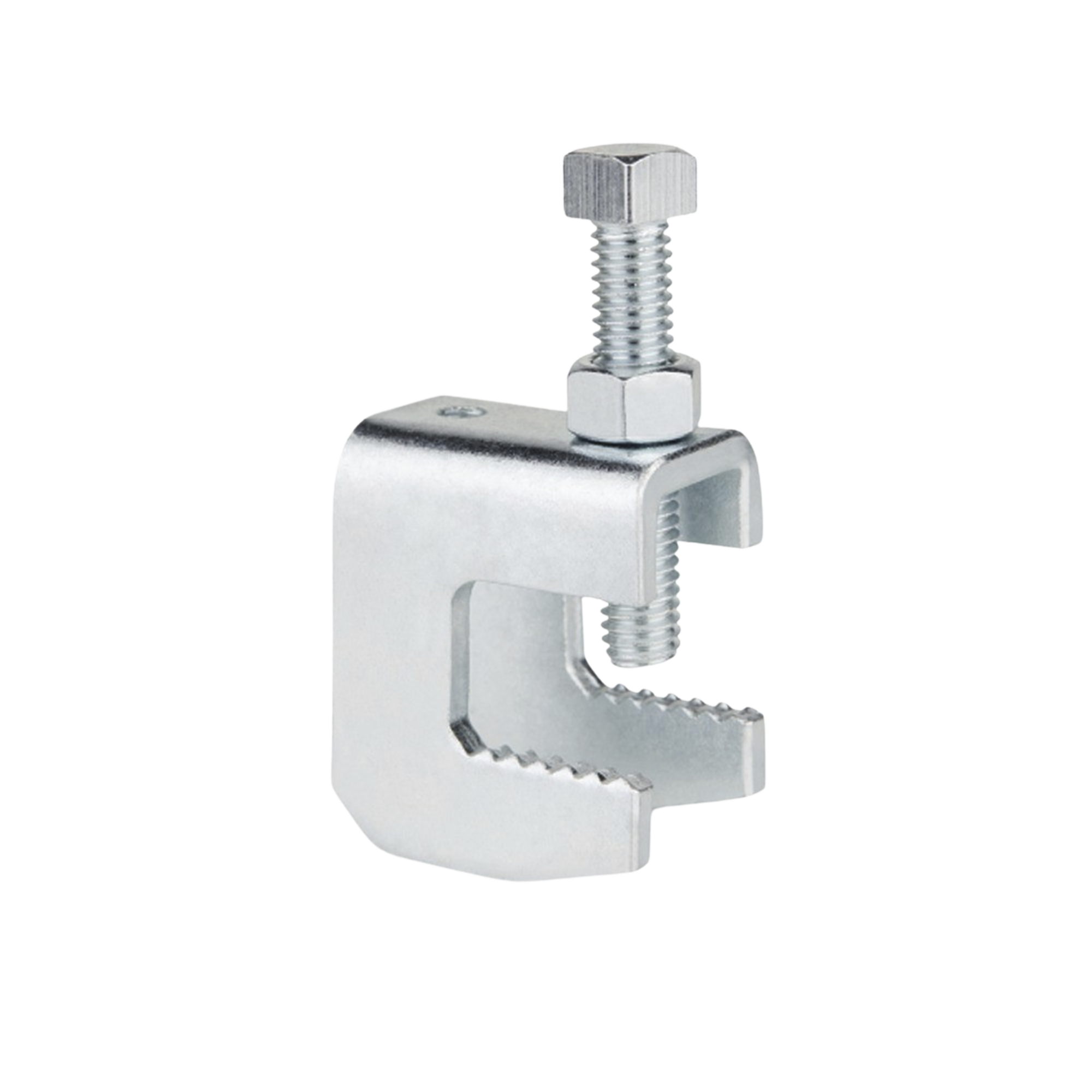 Mordaza de Acero Fija barras de 3/4", para varilla roscada de 1/4".