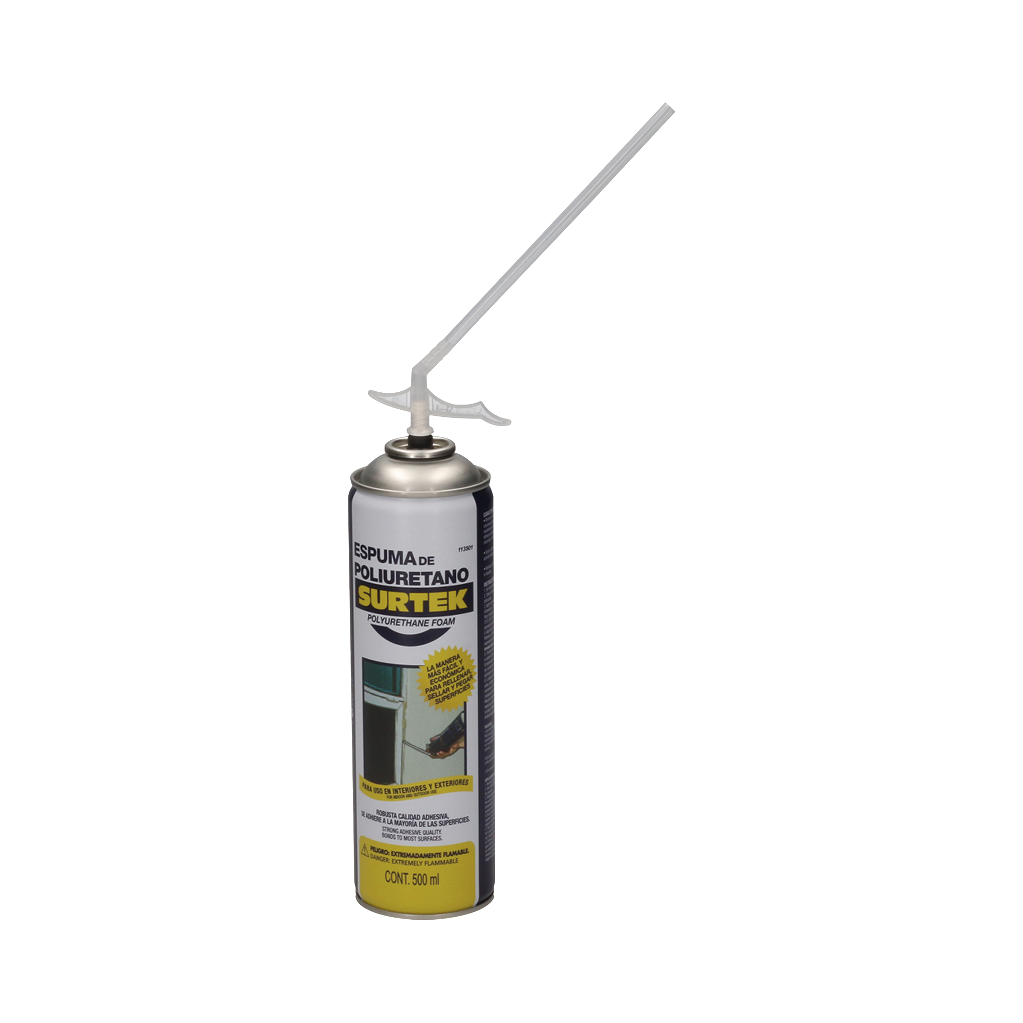 Espuma de Poliuretano / Capacidad 500 ml.