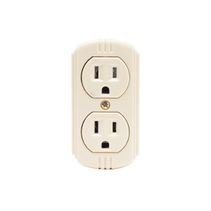 Contacto Dúplex 127 Vca, 15 A Max. Para Sobreponer (Sin perforar la superficie).