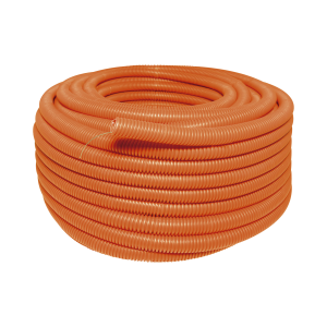 Manguera flexible Reforzada 3/4" x 50 m /Polietileno Alta Densidad HDPE/ Sin guía /Resistente a Intemperie.