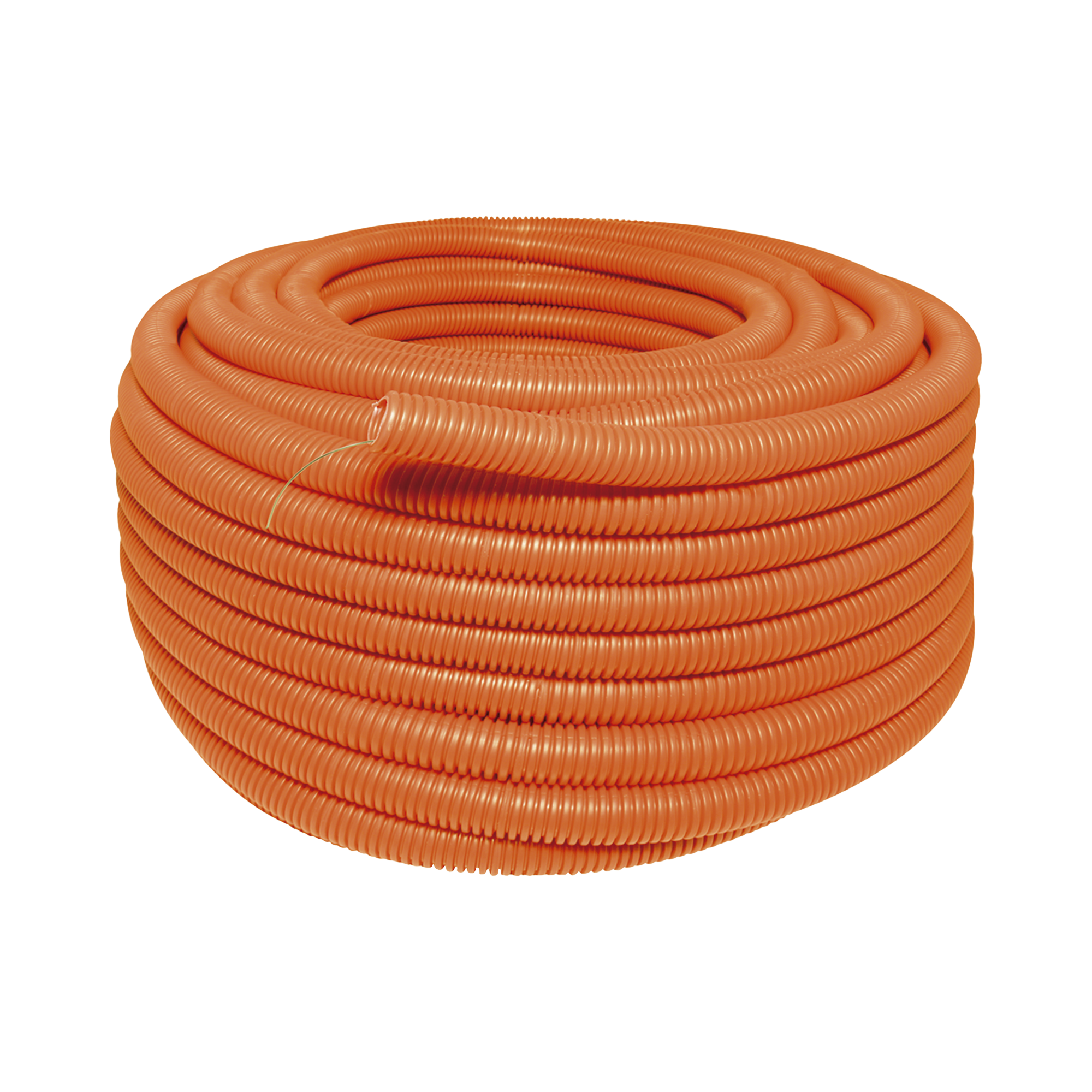 Manguera flexible Reforzada 3/4" x 50 m /Polietileno Alta Densidad HDPE/ Sin guía /Resistente a Intemperie.