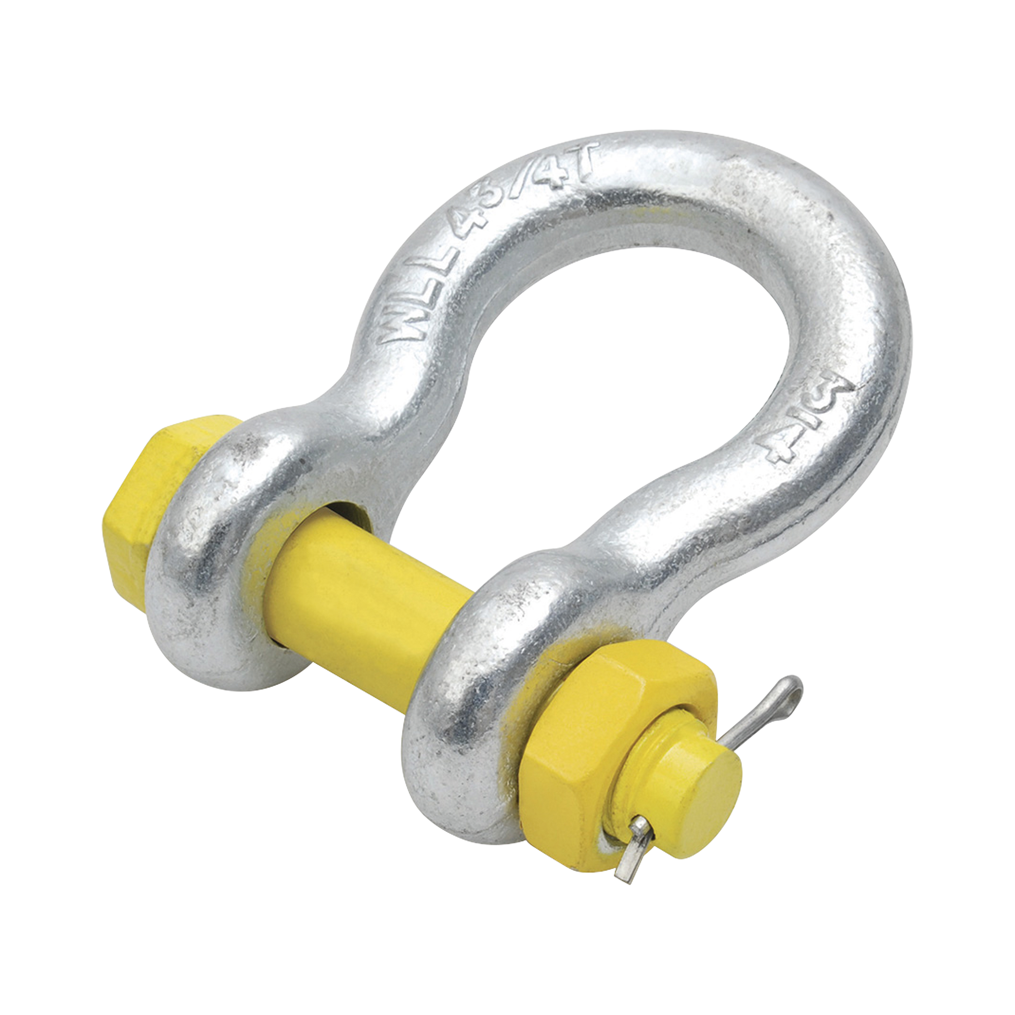 Grillete de Acero forjado de 5/8" con chaveta. Carga Máxima: 2,950 Kg.