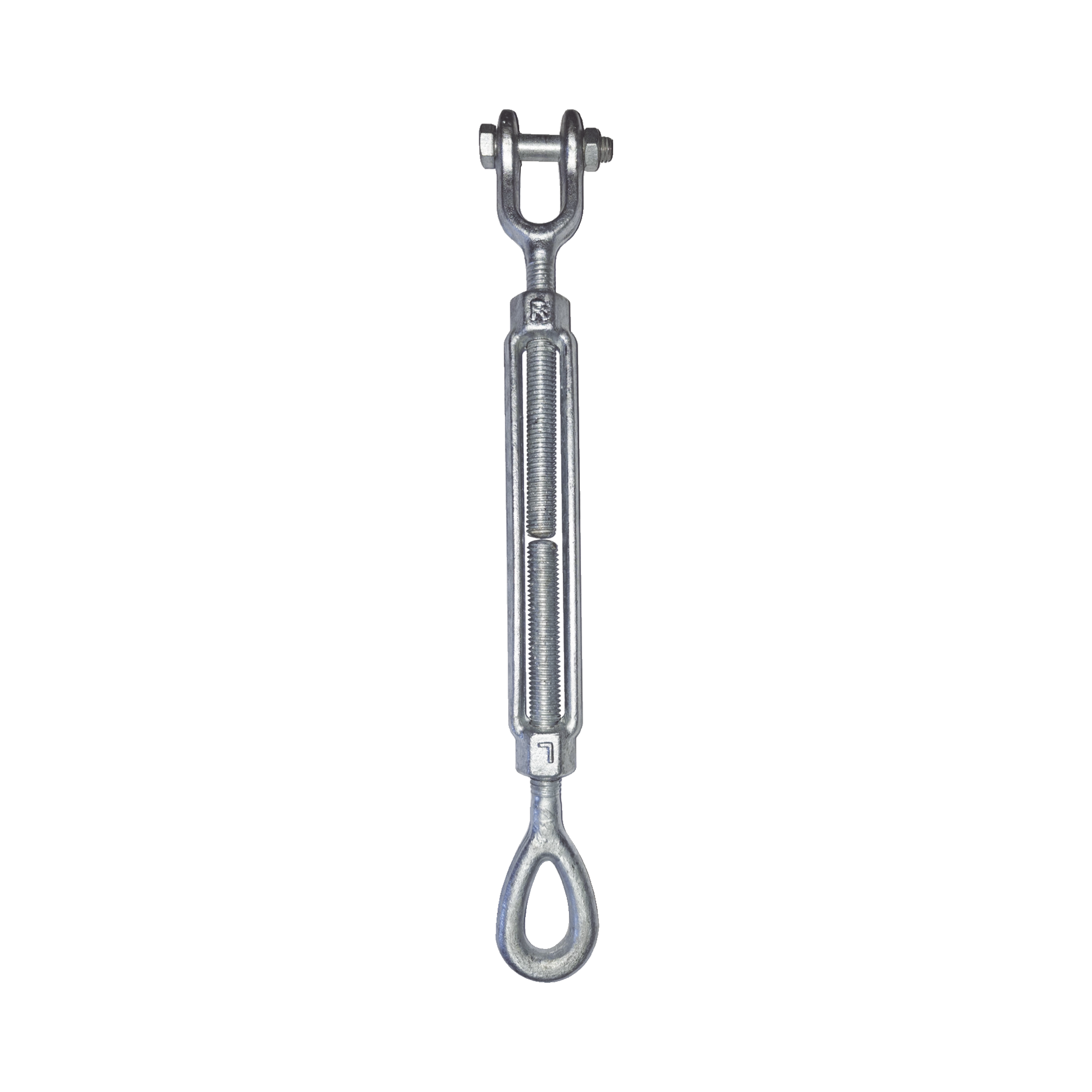 Tensor de 5/8" x 9" Acero Forjado OJO-QUIJADA Galv. Inmersión en Caliente (Carga Max. 3500 lbs).