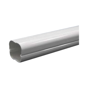 Kit de Canaletas Para la Organización de Tuberías y Cables Eléctricos en Instalaciones de Aire Acondicionado, Uso en Interiores y Exteriores, PVC Rígido, Ideal Para Minisplit, Contenido de Kit (11 Piezas), (3000-00000)