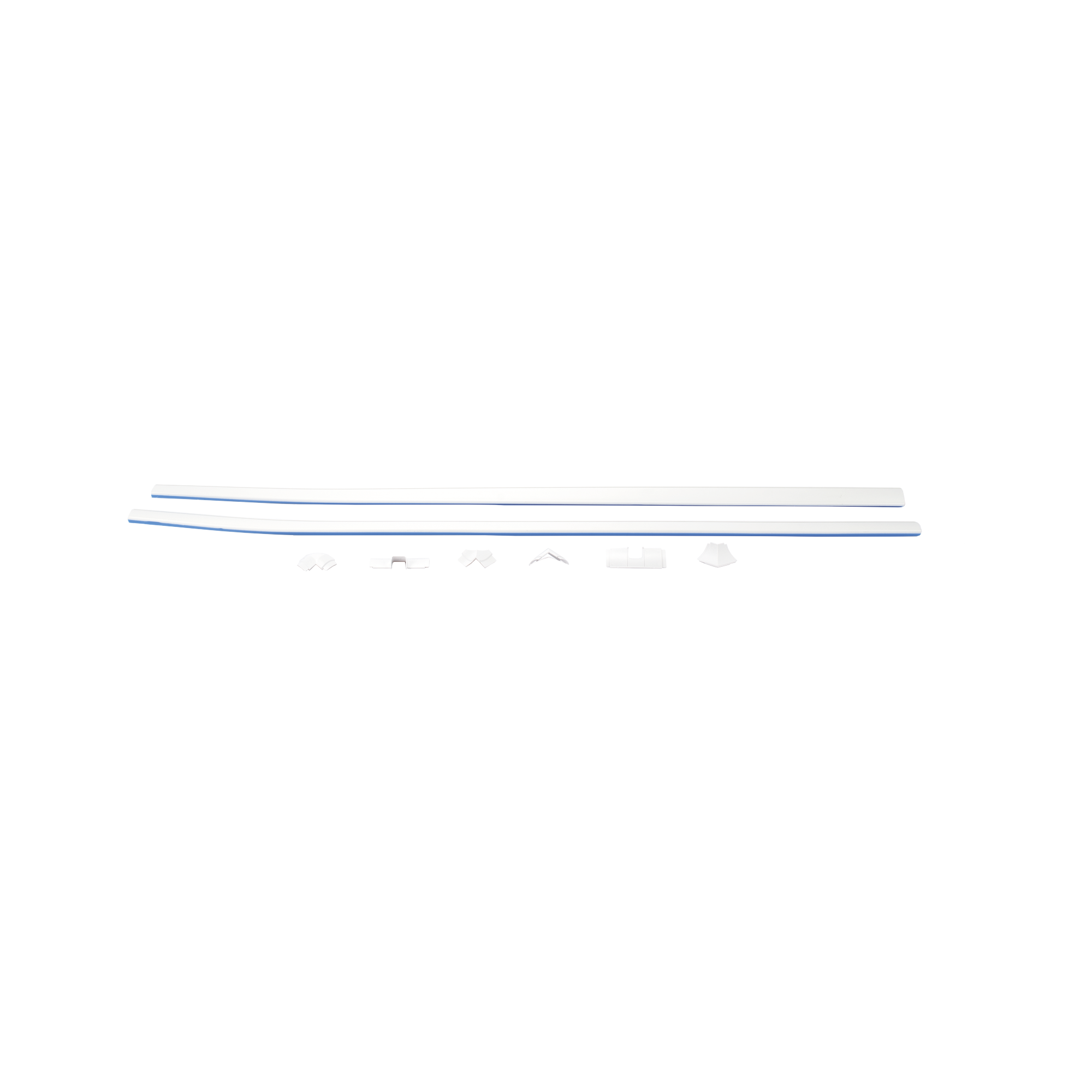 El Kit de Canaleta 90° Sin División Ideal Para Organizar y Ocultar cables en esquinas o en instalaciones con ángulos de 90°., Con Cinta Adhesiva Para una Instalación Más Rápida, (5601-01260)