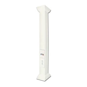 Pole Blanco de 3m para instalaciones eléctricas, voz y datos, No incluye accesorios, se venden por separado los modelos TEK100DUPLEX( accesorios de fijacion y contacto duplex) y TEK100UNI ( soporte y tapa universal) (13000-01000)