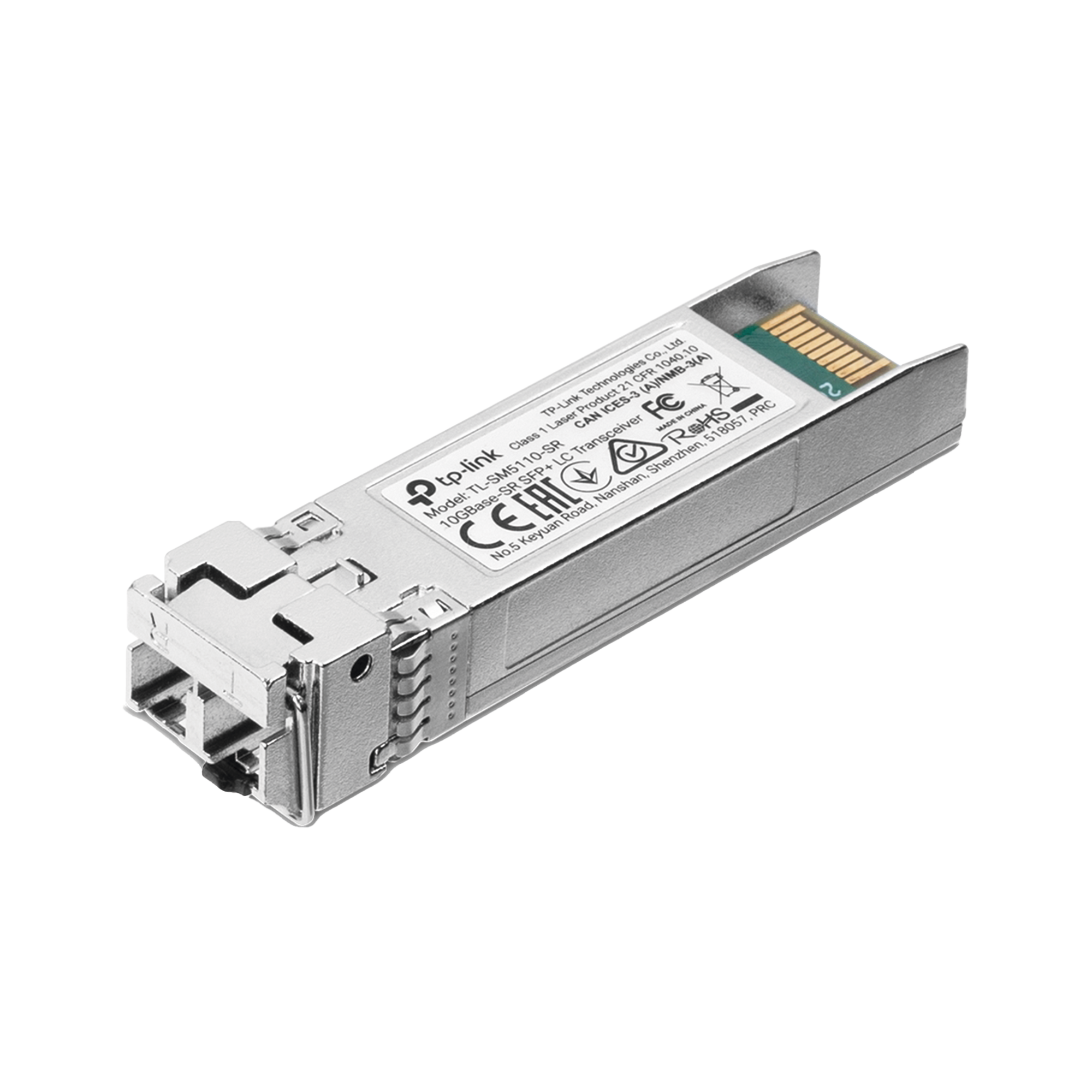Transceptor mini-GBIC SFP+ / Duplex Multimodo 10GBase /  Distancia 300 metros /  Conector LC