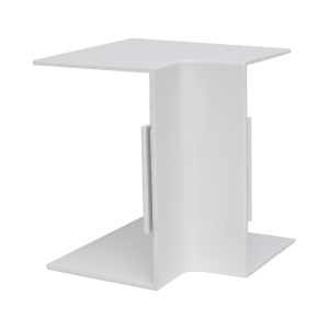 Esquinero Interior Color Blanco de PVC Auto Axtinguible, Para Canaleta TMK-4577 (5520-02001)