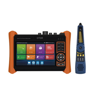 Tester Profesional OTDR y Video | Fibra Óptica | Cámaras IP | Cableado y Redes| Pantalla 5.4" Táctil | Soporta 4K/8K | HDMI/VGA | Medidor Potencia Óptica | Alcance 150KM | Localizador Fallos VFL | PoE Integrado | WiFi | In - Image 3