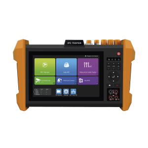 Tester Profesional Multifunción | Pantalla Táctil 7" | Láser Integrado | Cámara Integrada | Prueba IP/HD Coaxial | 4K/8K | H.265/H.265 | ONVIF | WiFi | Analizador de Cable | Medidor Red y Fibra | TDR | Multímetro.