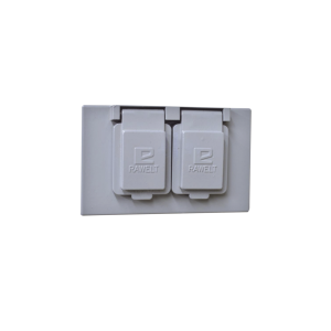 Tapa Dúplex Horizontal con Contratapa / Auto-cierre de aluminio Tipo RR / Placa Intemperie