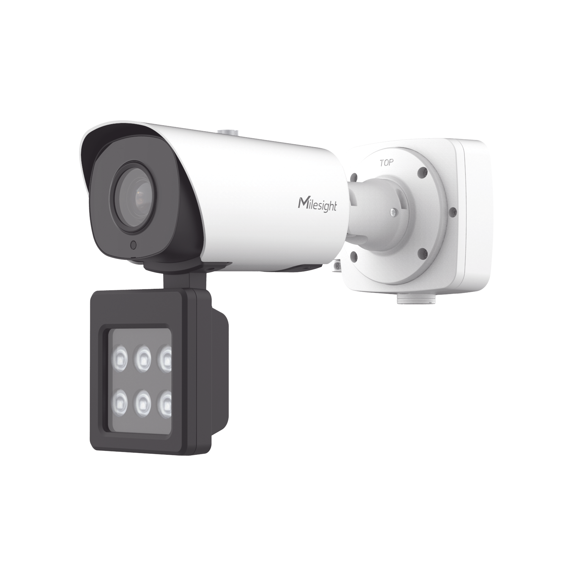 Cámara Bullet Inteligente con IA, Luz Suplementaria y Reconocimiento Vehicular para Monitoreo de Tráfico