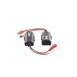 Balun Extensor de audio analogo estereo RCA a RJ45 / Distancia 800 mts/ Cable CAT5-6 / Conector 100% COBRE / protección TVS, Calidad PREMIUM