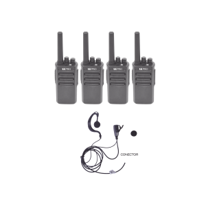 Kit de 4 radios TX600 con 4 TXEHK